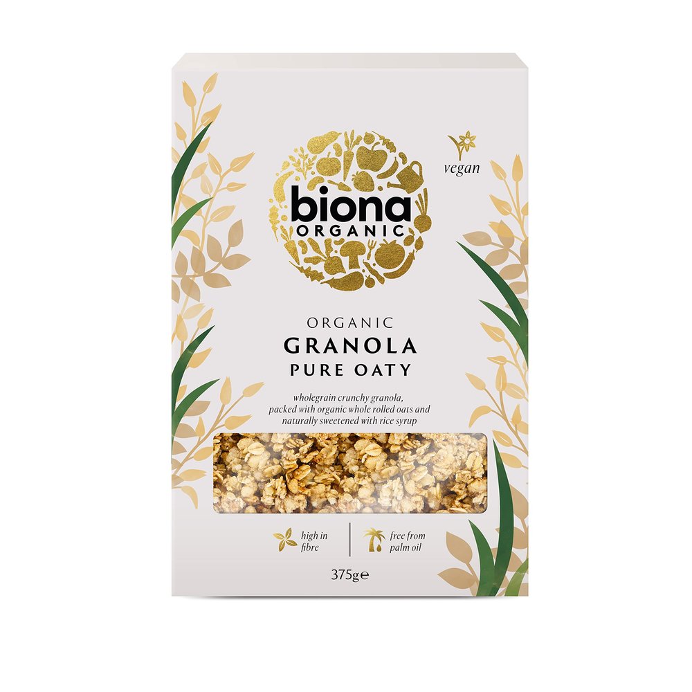 Biona Organic Pure Oaty Granola, 375g