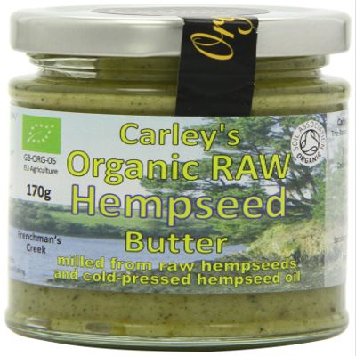 CARLEY'S Organic Hempseed Butter 170g (PACK OF 3)