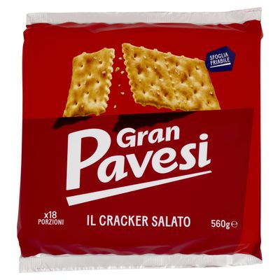 CRACKERS SALATI MAXI CONFEZIONE 560G GRAN PAVESI (