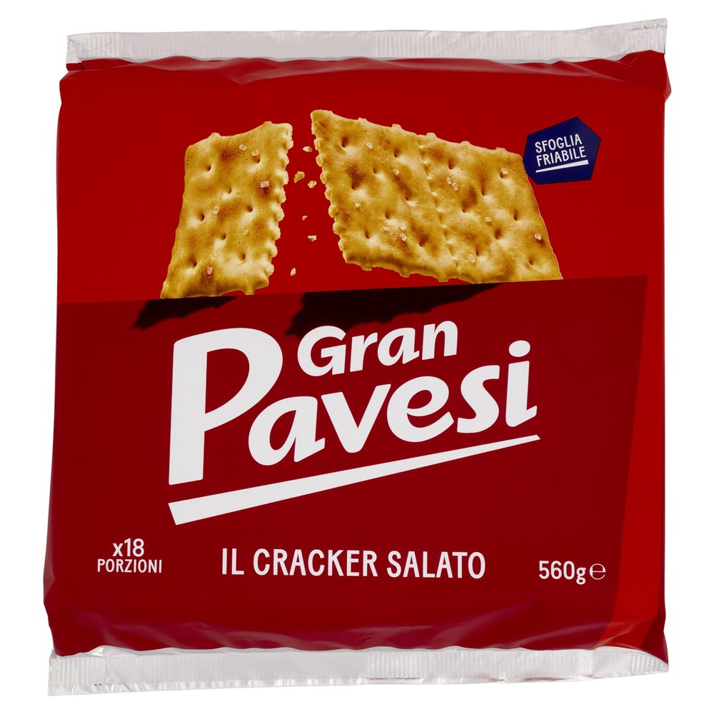 CRACKERS SALATI MAXI CONFEZIONE 560G GRAN PAVESI (