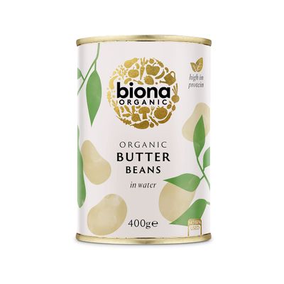 Biona Organic Canned Butter Beans 400g