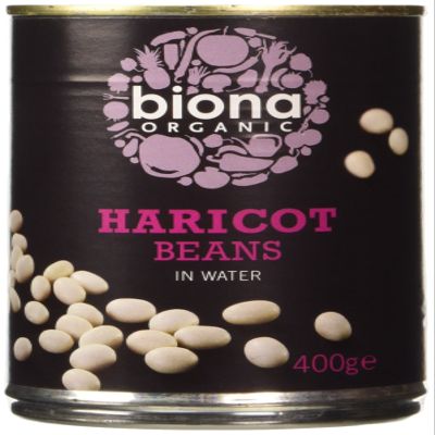 Biona Organic Haricot Beans 400g (Pack of 12)
