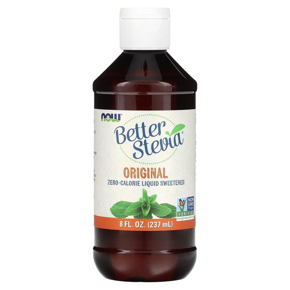 Better Stevia, Zero-Calorie Liquid Sweetener, Original, 8 fl oz (237 ml), NOW Foods
