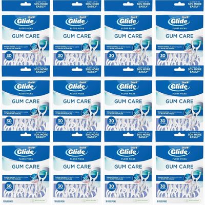 Glide Pro-Health Advanced Floss Picks 30 Ea (Pack of 12)
