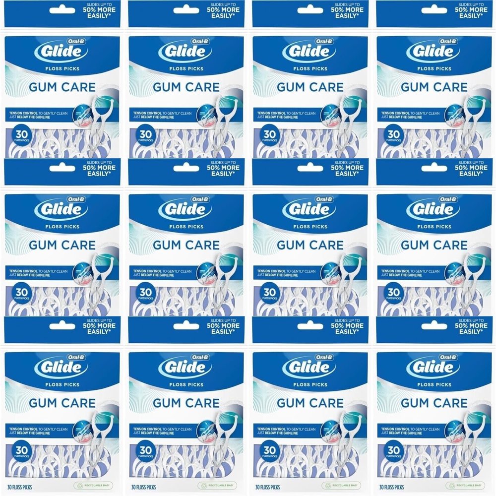 Glide Pro-Health Advanced Floss Picks 30 Ea (Pack of 12)