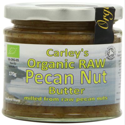 Carleys Organic Raw Pecan Butter 170 g (Pack of 6)