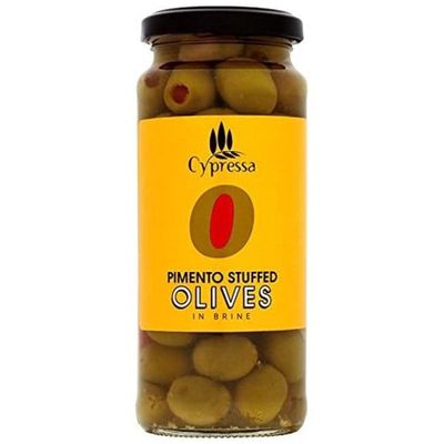 Cypressa Green Olives with Pimento Stuffed, 340g