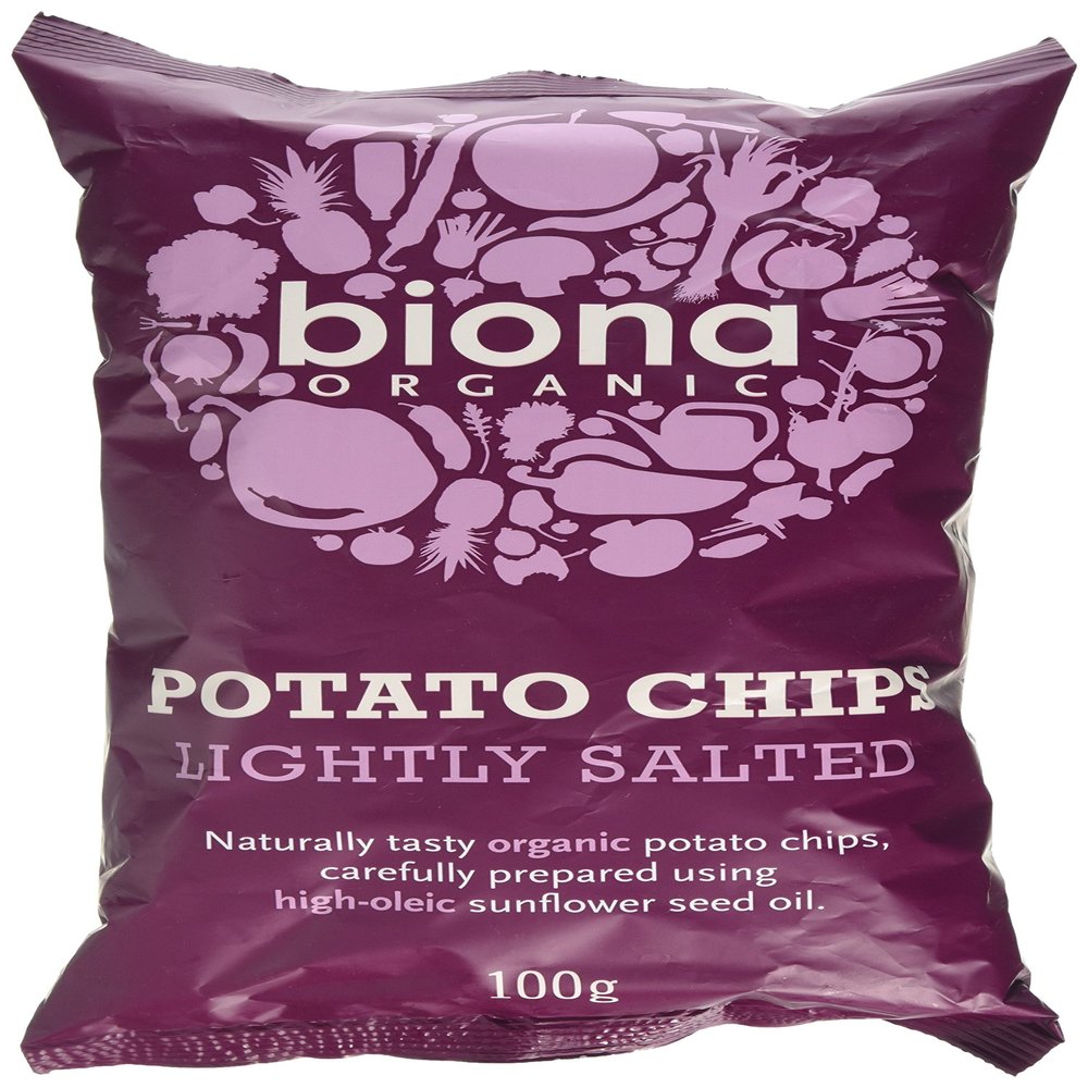Biona Organic Potato Chips 100g (Pack of 4)