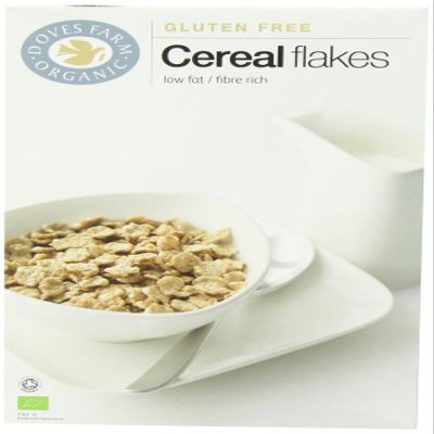 Doves Farm Organic Cereal Flakes 375 g (Pack of 4)