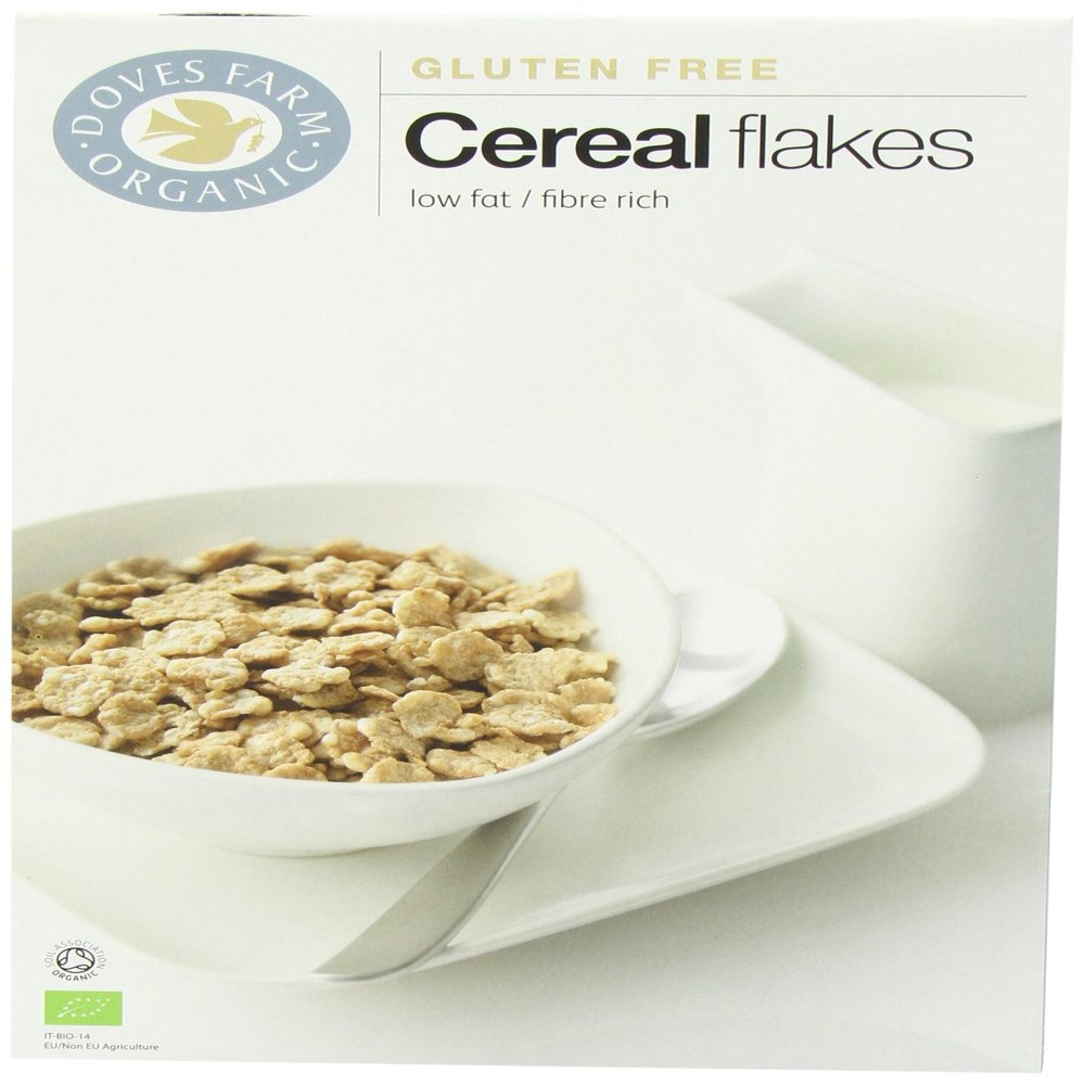 Doves Farm Organic Cereal Flakes 375 g (Pack of 4)
