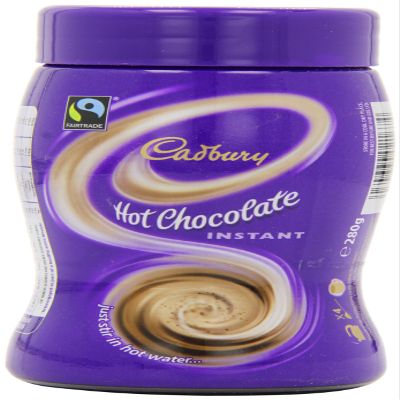 Cadbury Instant Hot Chocolate 280 g (Pack of 6)