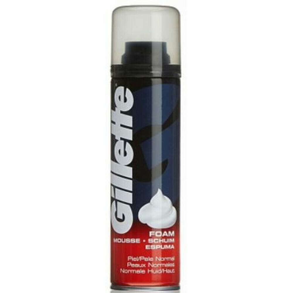 6 x GILLETTE shaving foam regular