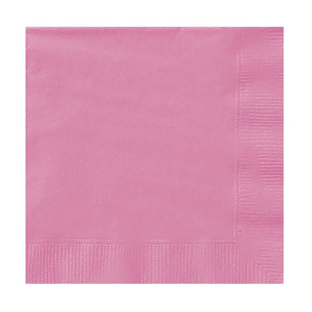 20 Hot Pink Napkins 33cm 2ply