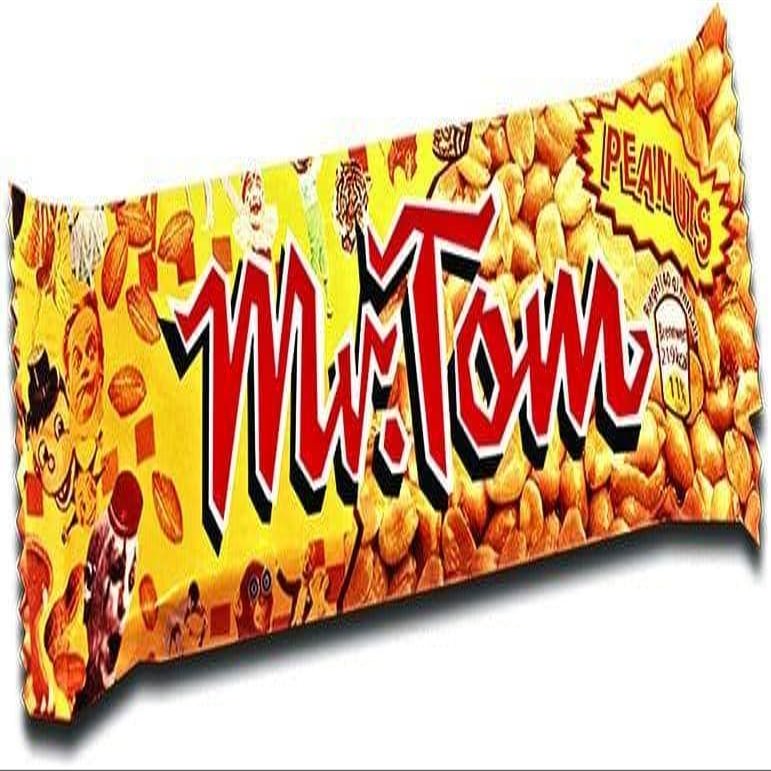 Mr. Tom Original Peanut Bars sweets x 10 From Toffeeworld