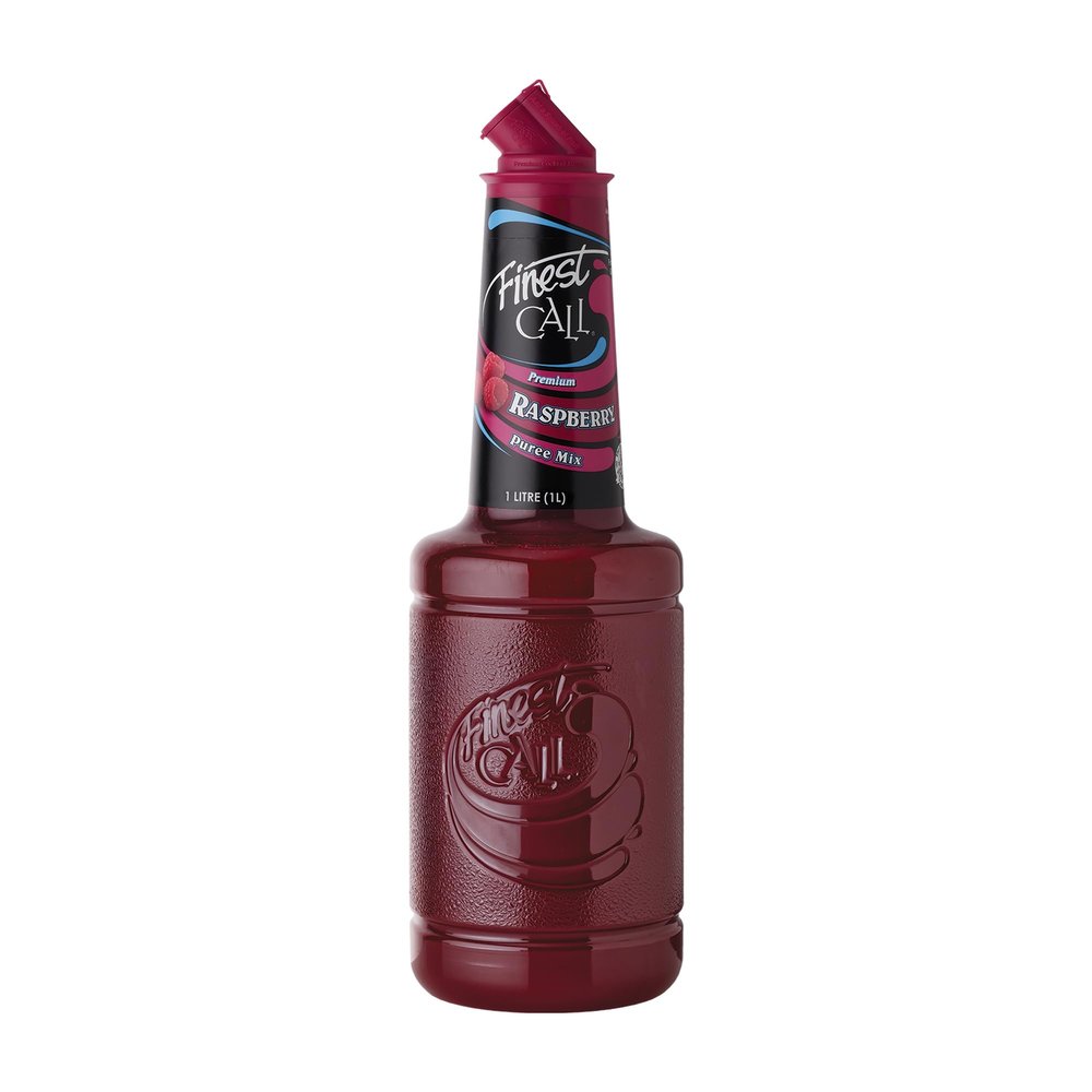 Finest Call Raspberry Puree | 1 Litre Bottle |Real Fruit | Cocktail Ingredient | Easy Pour | Bar Essential | Premium Ingredients | Cocktails, Drinks, Desserts