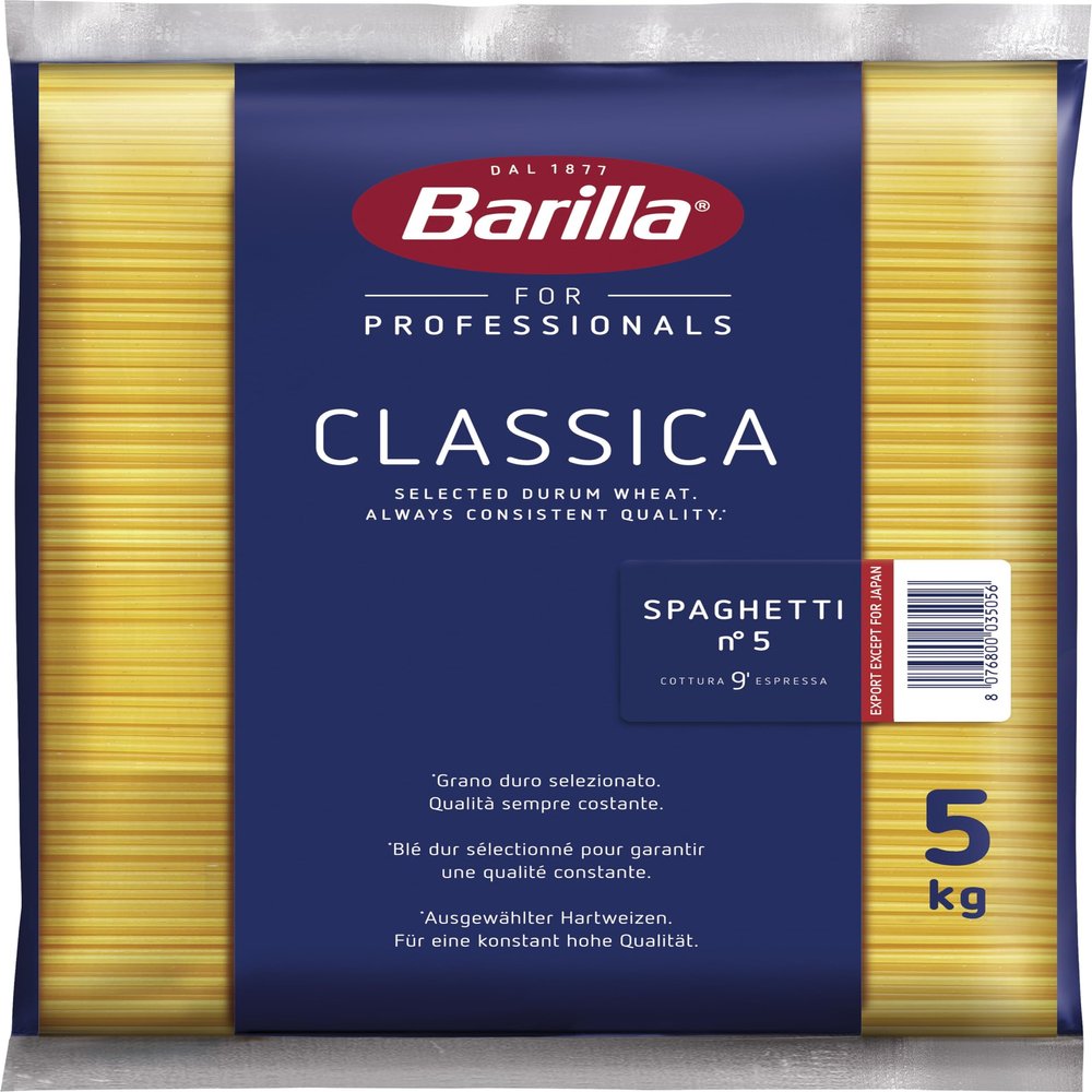 Barilla Spaghetti 5 Catering 5kg