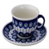 Original Pottery Ceramic Cup with Saucer 0.2 Litres in Decor 8 view 1