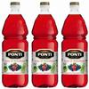 3x Ponti Aceto di Vino Rosso 'Italian Red Wine Vinegar' 1000 ml