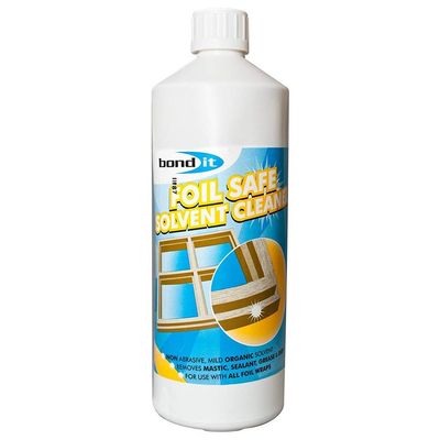 Bond-It foil safe solvent cleaner for uPVC woodgrain door, window and conservatory frames 1 Litre