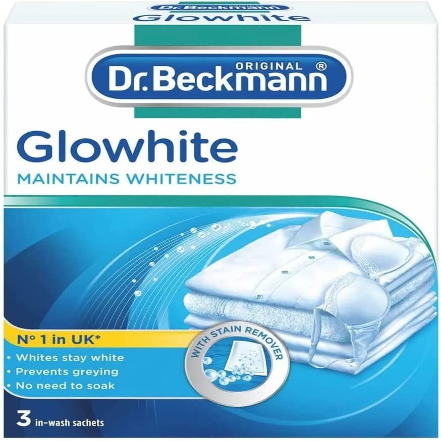 Dr Beckmann Glowhite 3 Pop In The Wash Sachets