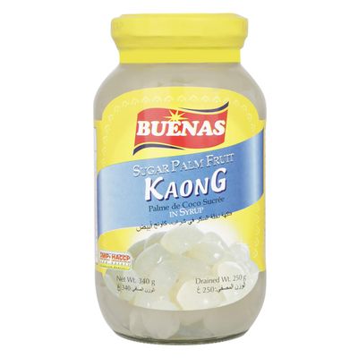 Buenas Kaong Green Sugar Palm Fruit In Syrup 340G