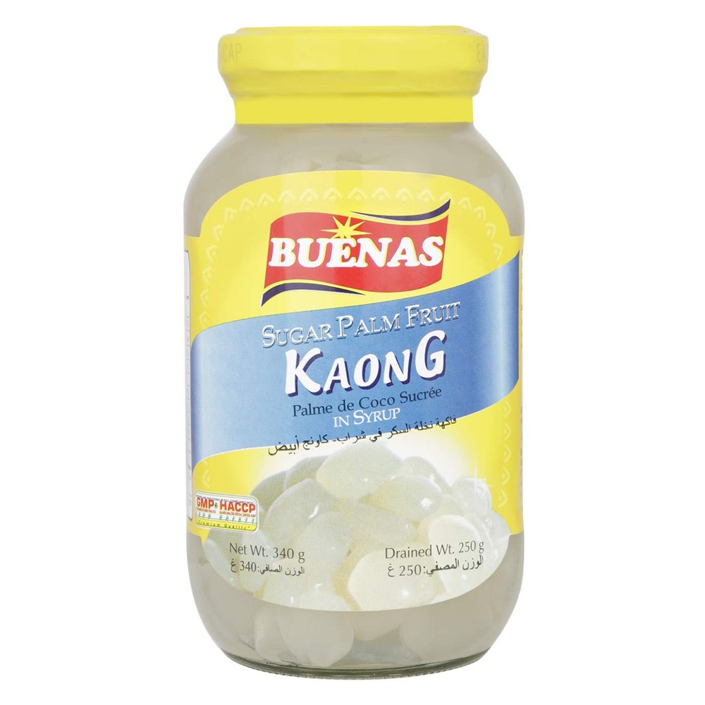 Buenas Kaong Green Sugar Palm Fruit In Syrup 340G