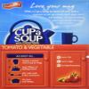 Batchelors Cup a Soup with Croutons Tomato and Vegetable 4 Sachets 104 g (Pack of 9) view 2
