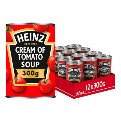 Heinz Classic Cream of Tomato Soup, 300 g (Pack of 12)