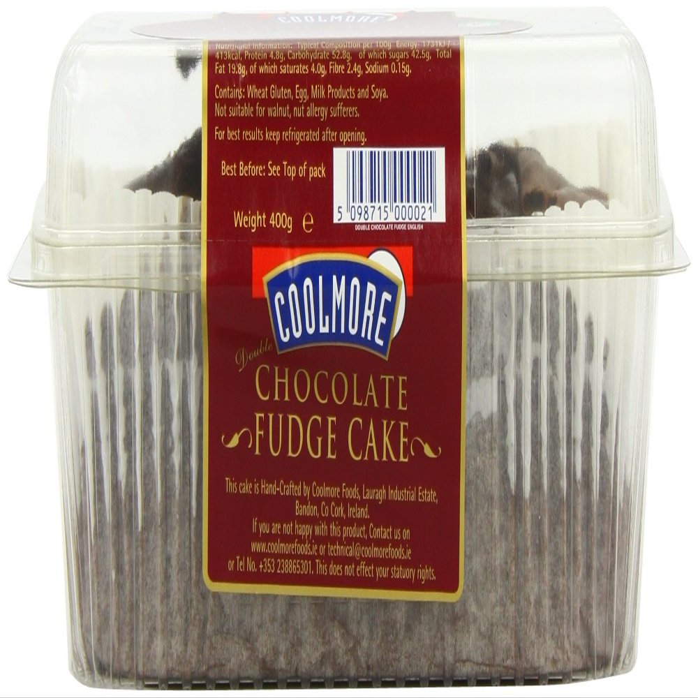 Coolmore Foods Chocolate Fudge Cake, 400g