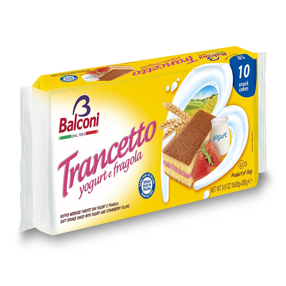 Cabico Strawberry Sponge Cake Bar (Pack of 15)