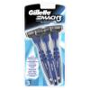 Gillette Mach 3 Disposable Razors, 3 Blades and Razors, Unisex Adult, Male, Multi-coloured view 1