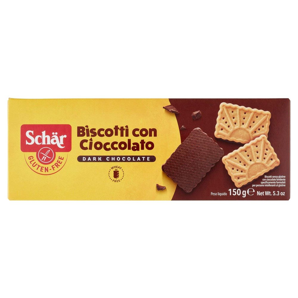 Schr Biscotti con Cioccolato - Schokokekse, 3er Pack (3 x 150 g Packung)
