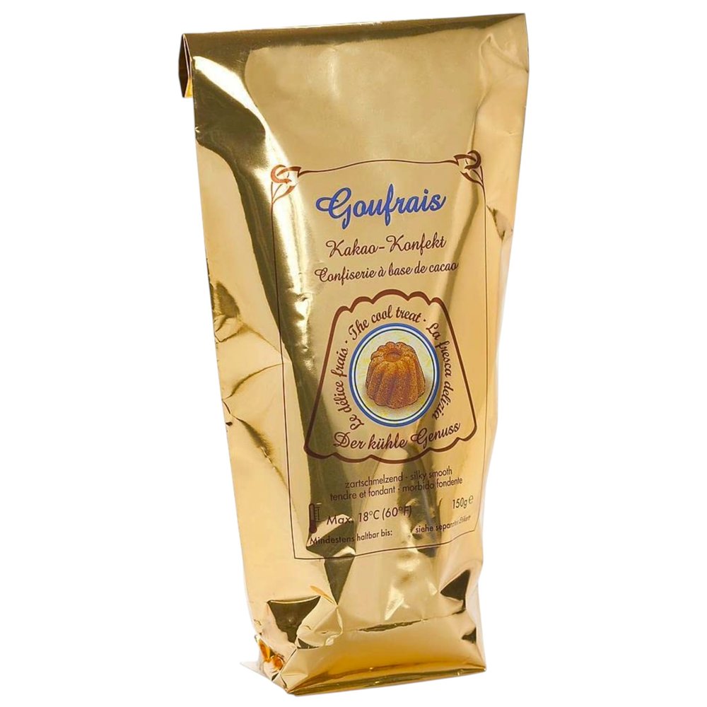 Goufrais Chocolate Cocoa Confectionery Finest Gugelhupf Chocolates. Chocolate Truffle Gift Set. Cocoa Confectionery Bag 150 g