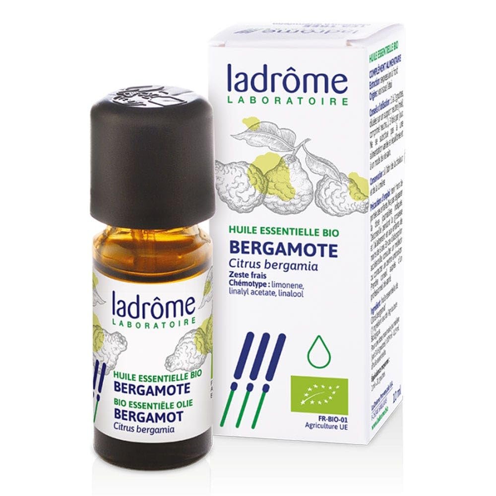 Ladrme Organic Bergamot Essential Oil (Citrus bergamia) 10ml
