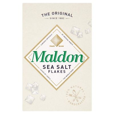 Maldon Organic Sea Salt Flakes 250 g (Pack of 4)