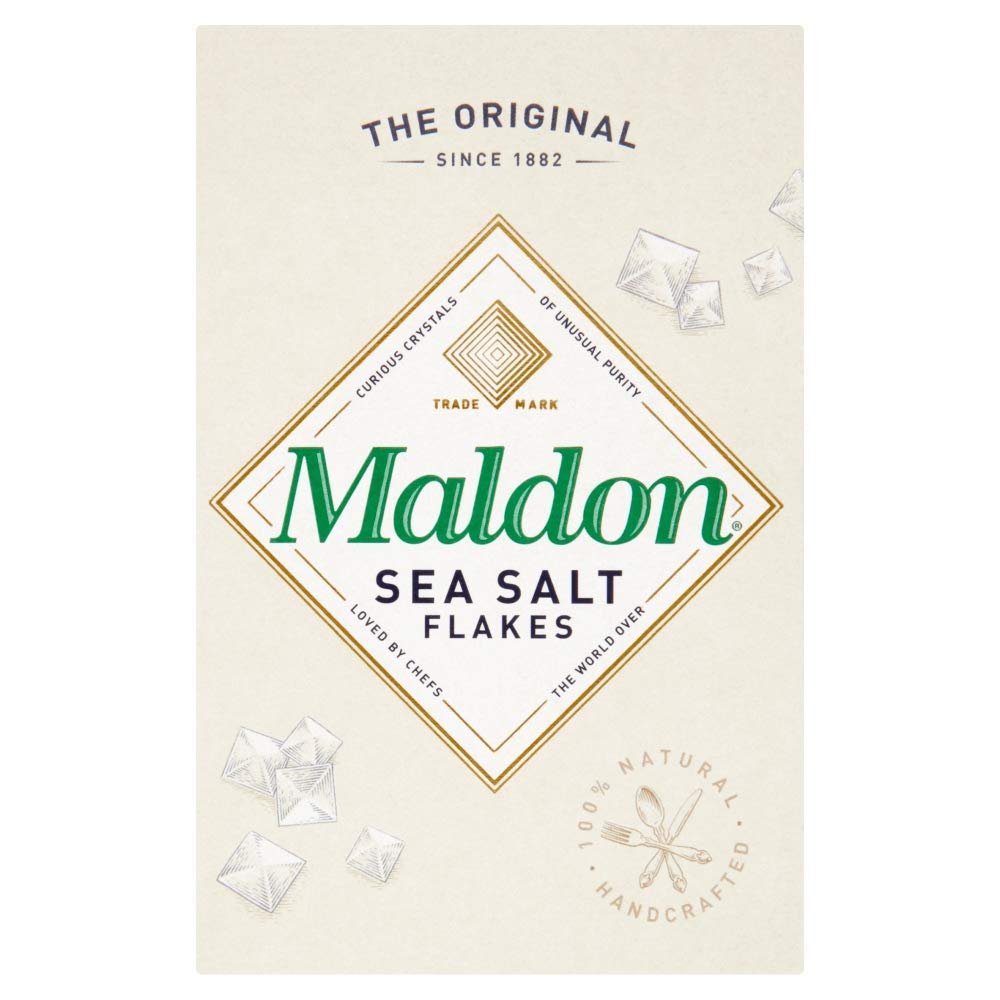 Maldon Organic Sea Salt Flakes 250 g (Pack of 4)