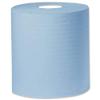 2Work 1-Ply Centrefeed Roll 300m Blue (Pack of 6) KF03803 view 3