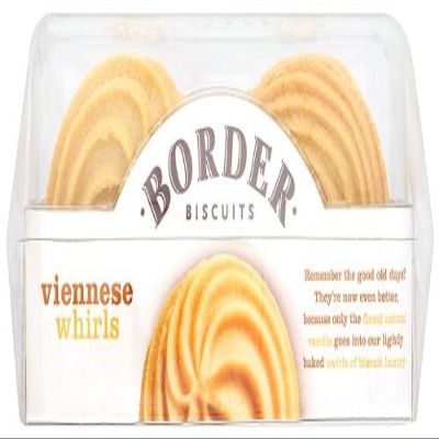 Border Biscuits Viennese Whirls 150 G (Pack of 12)