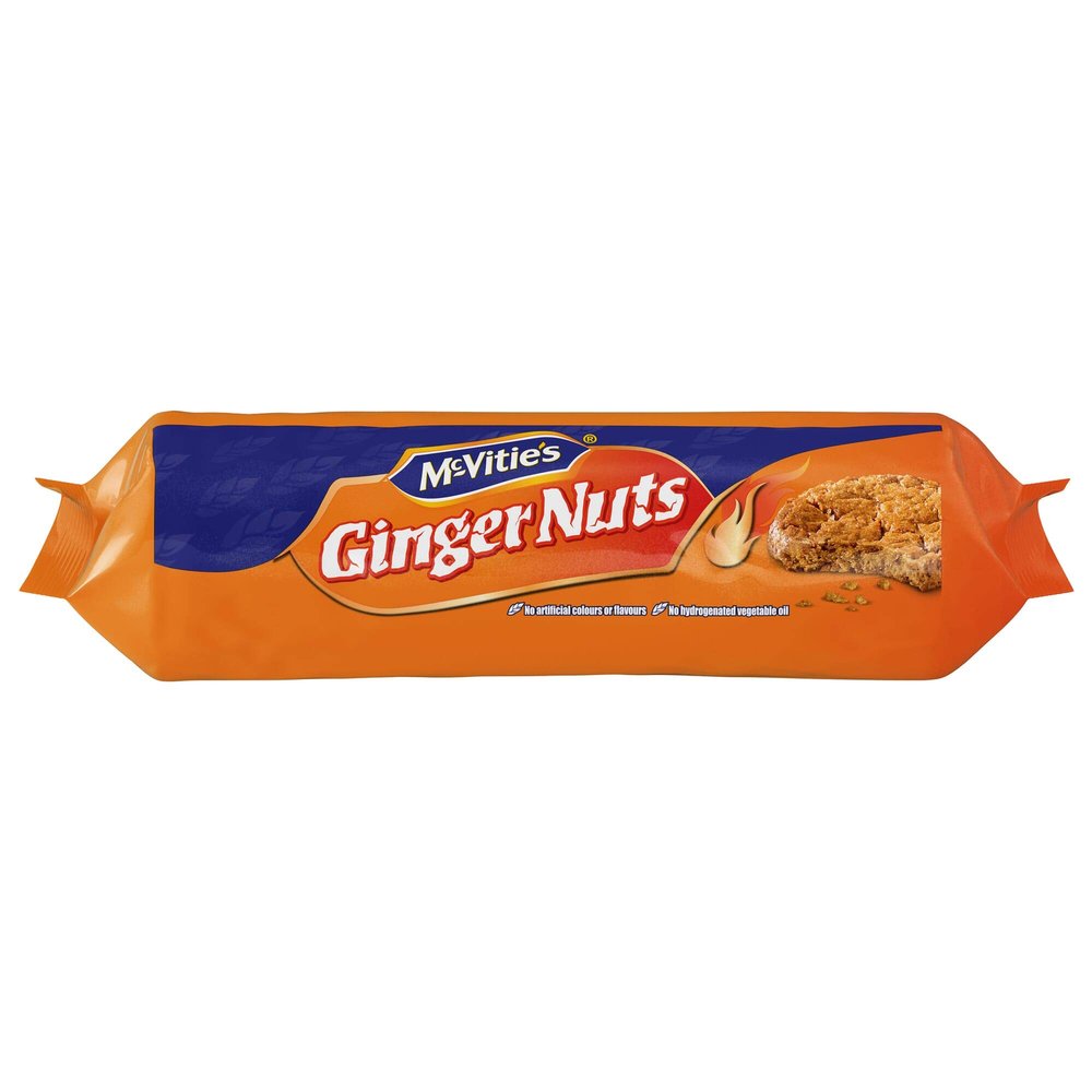 Mcvitie's Ginger Nuts 250 G (pack Of 12)