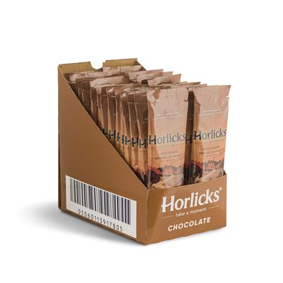 Horlicks Malted Chocolate Sachets 32g - Pack of 30 Sachets (30 Servings)