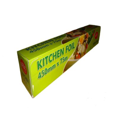 12 x Aluminium Foil in Cutter Box 18" rolls 450mm x 75m