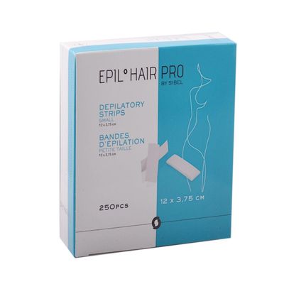 250 waxing strips Sibel dispenser box 3.75 x 7.5cm