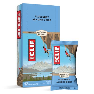 Clif Bar Pre-Workout Mix, Blueberry Crisp, Pack of 12