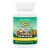 NaturesPlus Animal Parade Tummy Zyme Childrens Digestion Support - Active Enzymes, Lactase, Live Probiotics - Vegetarian, Gluten Free - Tropical Fruit Flavour, 90 Chewables view 1