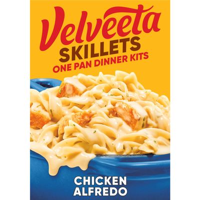 Velveeta Skillets One Pan Dinner Kit, Chicken Alfredo, 12.5 oz Box