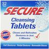 Denture Cleanser 32 Tab By Secure Denture Adhesive (1 Each) view 1
