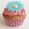 12 Blue Poppies- Beautiful Edible 3D Wafer Cake Decorations view 1