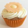 12 Orange Poppies- Beautiful Edible 3D Wafer Cake Decorations view 1