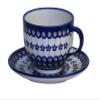 Ceramic Pottery Cup and Saucer (Milchkaffeetasse) 0.5 Litres with 166a view 1