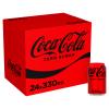 Coca-Cola Zero Sugar Soft Drink Cans, 24 x 330 mL view 1